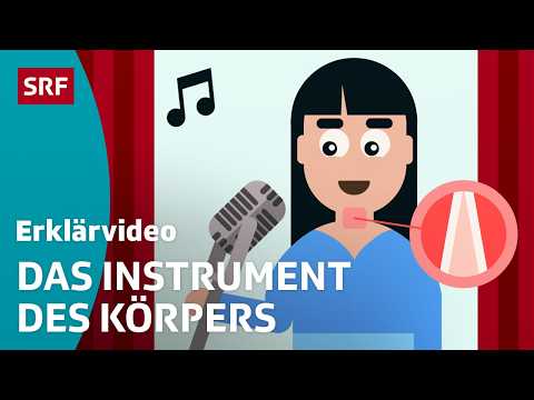 Menschliche Stimme: Das passiert beim Singen & Sprechen – einfach erklärt | Kindervideos | SRF Kids