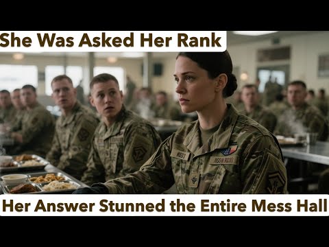 She Was Asked Her Rank—Her Answer Stunned the Entire Mess Hall | Mission Stories | Emotional Stories