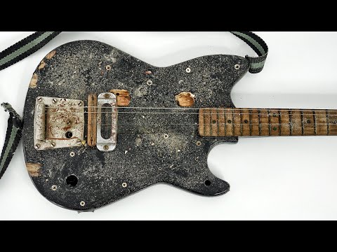 Saving A Victim Of Barbaric Usage and Time – 55 years old Electric Guitar Restoration