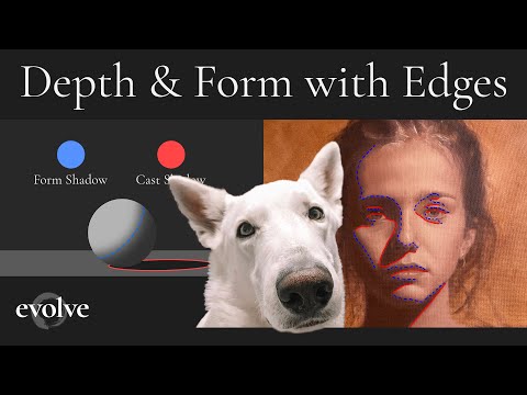 How to Create Depth & Form in Art with Edges