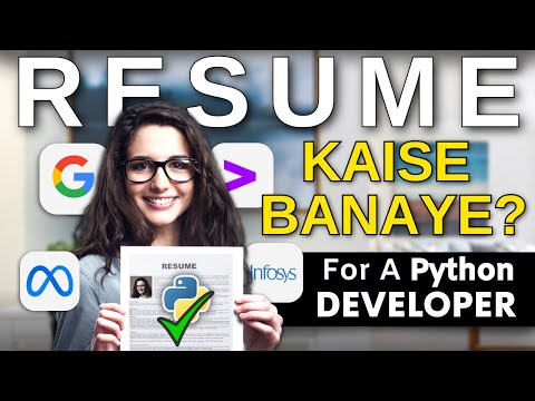 How to Make a RESUME for Python Developers that Gets SHORTLISTED for All Interviews 🔥
