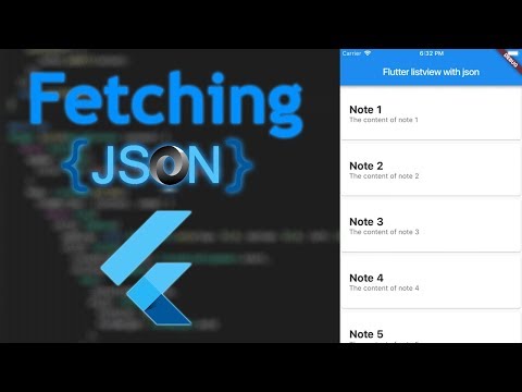 Display Data From a JSON in Flutter