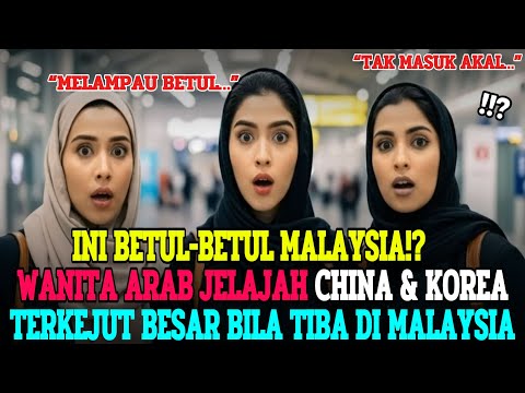 WANITA ARAB TERKEJUT DI MALAYSIA “INI BETULKAH MALAYSIA CERITANYA LANGSUNG BERBEZA!”