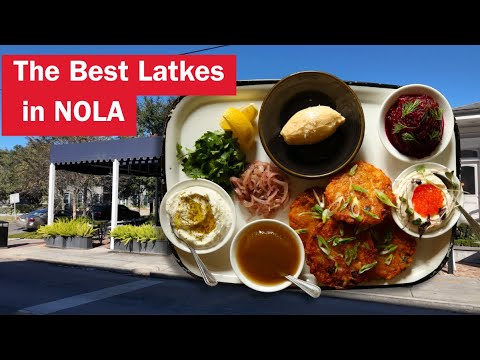 How Saba New Orleans Makes Their Famous Latke Boards | Authentic Latkes & Israeli Cuisine