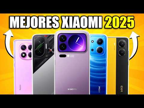 ¿Qué XIAOMI COMPRAR en 2025? ✅ TOP 10 Mejores Celulares xiaomi para comprar en 2025