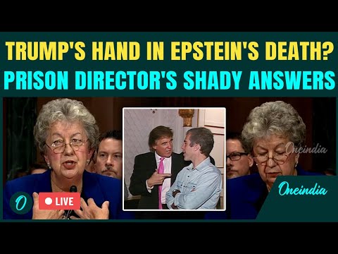 LIVE: Trump's BIG Role In Epstein’s Death in Cell? SENATE Grills Prison Chief in FIERY Hearing