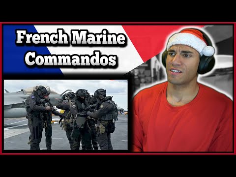 US Marine reacts to French Marine Commandos