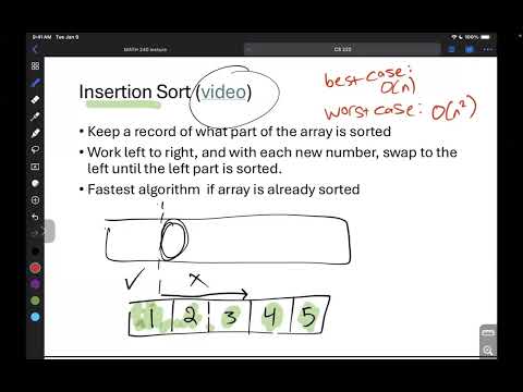 222 Dec 2: Sorting Algorithm Efficiency