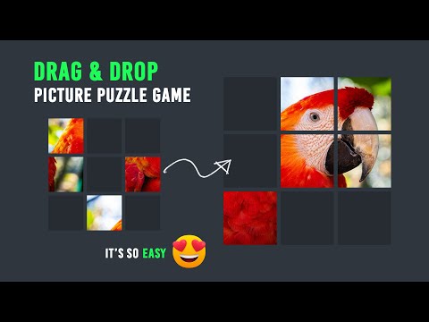 How to Create Game in Javascript | Picture Puzzle