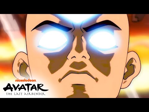 Every Time Aang Enters the Avatar State | 1 Hour | Avatar: The Last Airbender