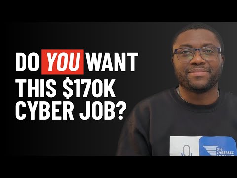 The $170k+ Cybersecurity Job (That Isn't Hacking)