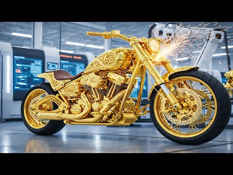 Crafting the world's most expensive Neiman Marcus motorcycle using 24K gold.