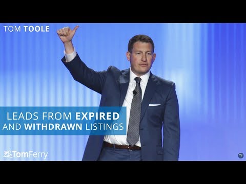 Half a Million Dollars GCI from Expired and Withdrawn Listings in Real Estate | Tom Toole