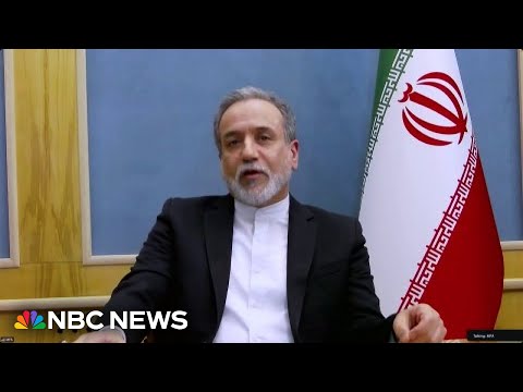 Full interview: Iranian foreign minister reacts to U.S. and Israeli strikes in Iran