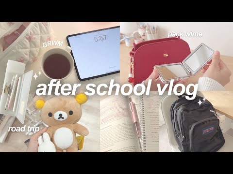AFTER SCHOOL VLOG *realistic* 📝🎀 morning routine, productive, trip to St. Louis, school outfit