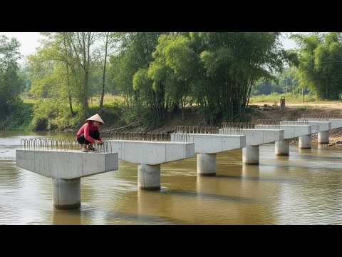 Woman builds bridge across river to FIGHT FLOODS in 101 days | by @DungBushcraft-dq4cu