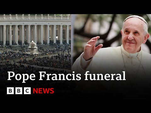 LIVE: Pope Francis' funeral | BBC News