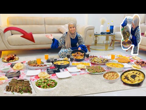 مش قولتلكم هعمل عظمه💃🏻اول مقابله تجمعنا🤭العزومه اللي لازم تكون إد المقام🙈الحمدلله اتجمعنا كلنا♥️💃🏻