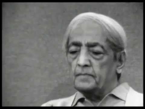 Is suffering needed to face the necessity to change? | J. Krishnamurti