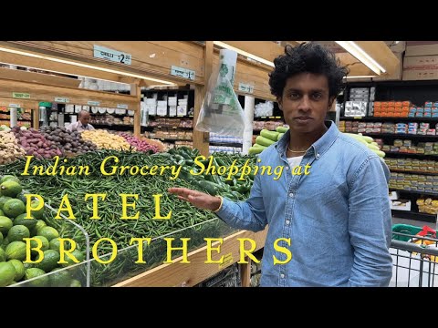 SHOPPING FOR INDIAN GROCERIES AT PATEL BROTHERS - With Rajiv Surendra