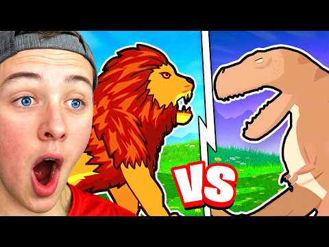 WILD ANIMALS vs DINOSAURS (who is stronger?)