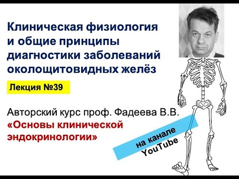 Клиническая физиология и общие принципы диагностики заболеваний околощитовидных желёз