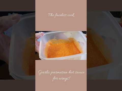 Garlic parmesan wing sauce, easy and simple!