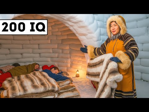 Как инуиты спят при -64°C без обогрева