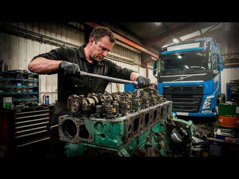 Man RESTORES a Damaged Volvo Truck Engine to PERFECTION! | @RAZBORGRUZ - РЕМОНТ ГРУЗОВИКОВ