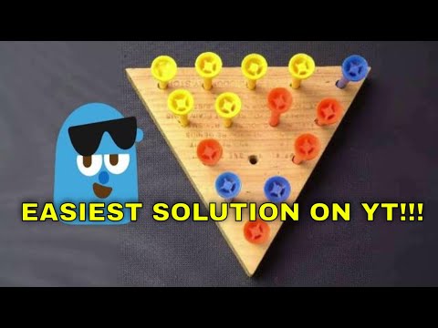 Cracker Barrel's Jump All But One Peg Game part 1 of 4 made easy.