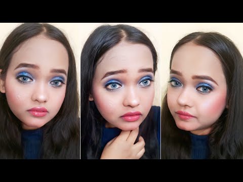 Glam Party Eye Makeup Look Easy Smokey Glitter Eye Tutorial | Shine Glow Makeup