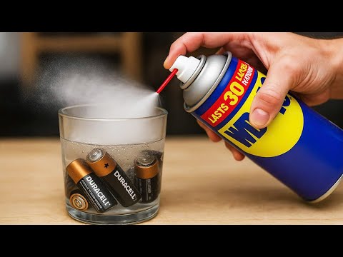 Never Buy New Batteries! Just Use This Trick and Old Batteries can be Reused