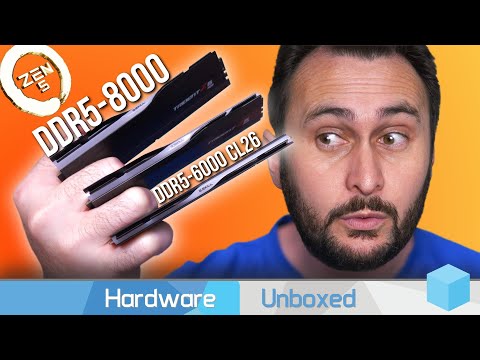 AMD Zen 5, DDR5 Gaming Performance: DDR5-8000 vs. DDR5-6000 CL26