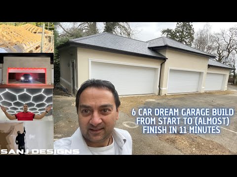 How to Build a 6 Car Dream Garage from Start to (almost) Finish in 11 minutes | Part 25