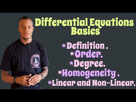 Differential Equations Introduction  | Differential Calculus Basics #differentialequation