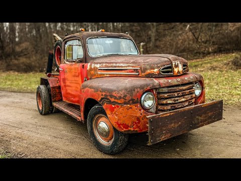 Will it run?? - ABANDONED 1950s Ford Tow Truck