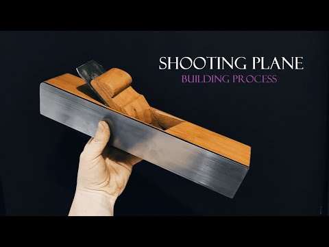 044 Shooting plane - building process with hand tools