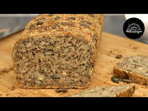 Mix seeds and oatmeal to lose weight and bake this healthy bread!