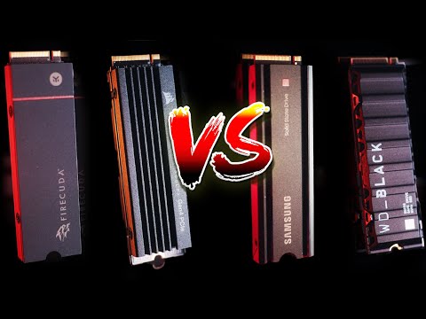 Testing Every Top Ranked SSD for PS5! Firecuda vs Corsair vs Samsung vs WD Black