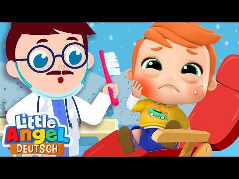 Das Zahnputz-Lied | Beim Kinderzahnarzt | Little Angel Deutsch – Kinderlieder