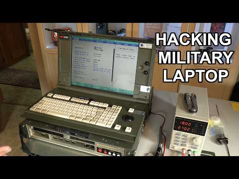 Hacking A Military Surplus Laptop - IBDS HCI Computer From UK MOD - EDS / DRS Technologies