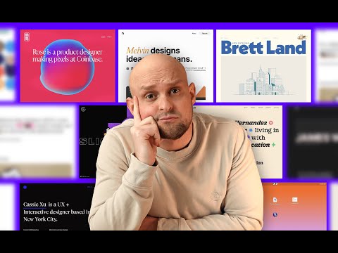 Reacting to 12 Design Portfolios (GOOD and BAD)