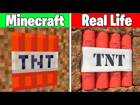 Minecraft Satisfying Mobs vs Real Life! (Ultra Realistic)