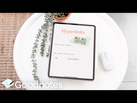 ✨ How to Use & Make Hyperlinks in Goodnotes | linking  documents! 🔗
