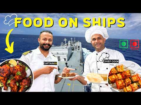 What do we EAT at SEA ??? CAN VEG survive ON SHIPS ??? | Merchant Navy