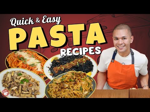 PASTA 4 WAYS | Quick & Easy Recipes 
