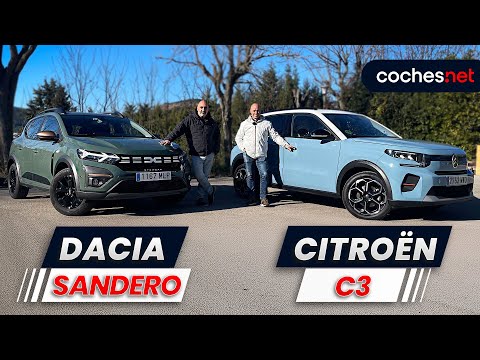 Citroën C3 - Dacia Sandero | Cheap Car Comparison / Test / Review in Spanish | coches.net