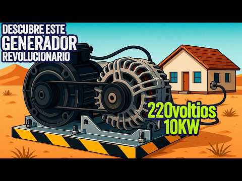 How to Make a 10Kw 220V Free Energy Generator with a Car Alternator