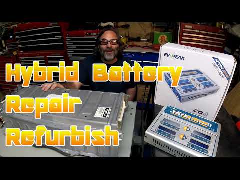 DIY Refurbish / Repair Hybrid Battery 2nd Gen Toyota Prius - EV-Peak smart charger POA80 P0A80