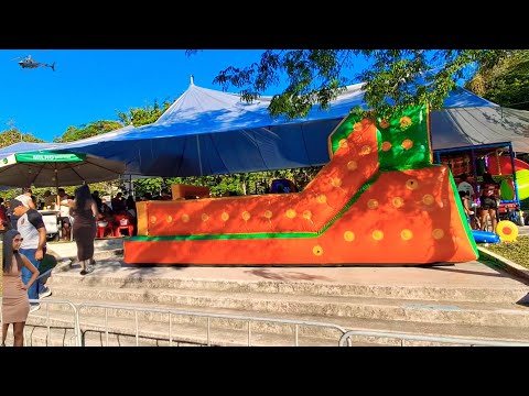 Feira Gastronômica De São Cristóvão Vídeo Em 4k